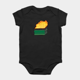 Dumpster Fire Baby Bodysuit